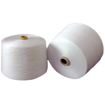 उच्च गुणवत्ता 60s/2 60/3 100% स्पून पॉलिएस्टर यार्न के लिए कपड़े और पोंछे