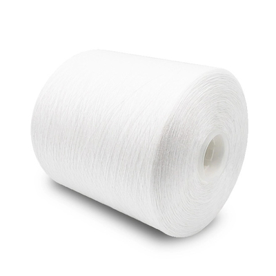 गर्म बिक्री वाला कच्चा सफेद 40s/2, 20/2, 30/2 50/2 100% स्पन पॉलिएस्टर सिलाई धागा