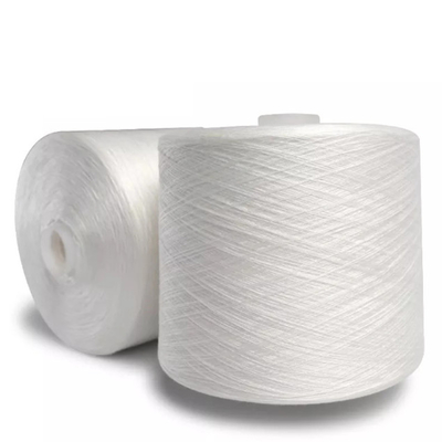 60/3 कच्चे सफेद 100% Yizheng पॉलिएस्टर सिलाई धागे के लिए स्पून यार्न