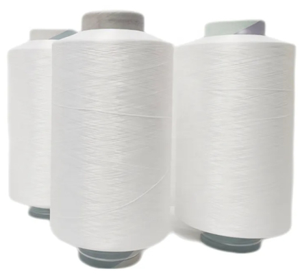 150D/48F, 300D/96F NIM कच्चे सफेद DTY पॉलिएस्टर यार्न