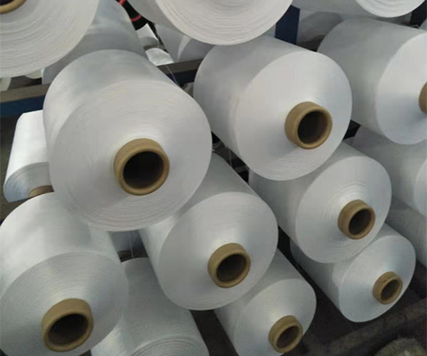 150D/48F, 300D/96F NIM कच्चे सफेद DTY पॉलिएस्टर यार्न