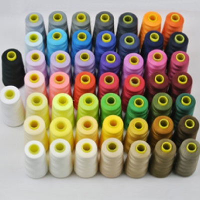 चिकनी 50/2, 50/3 100 स्पून पॉलिएस्टर सिलाई धागा